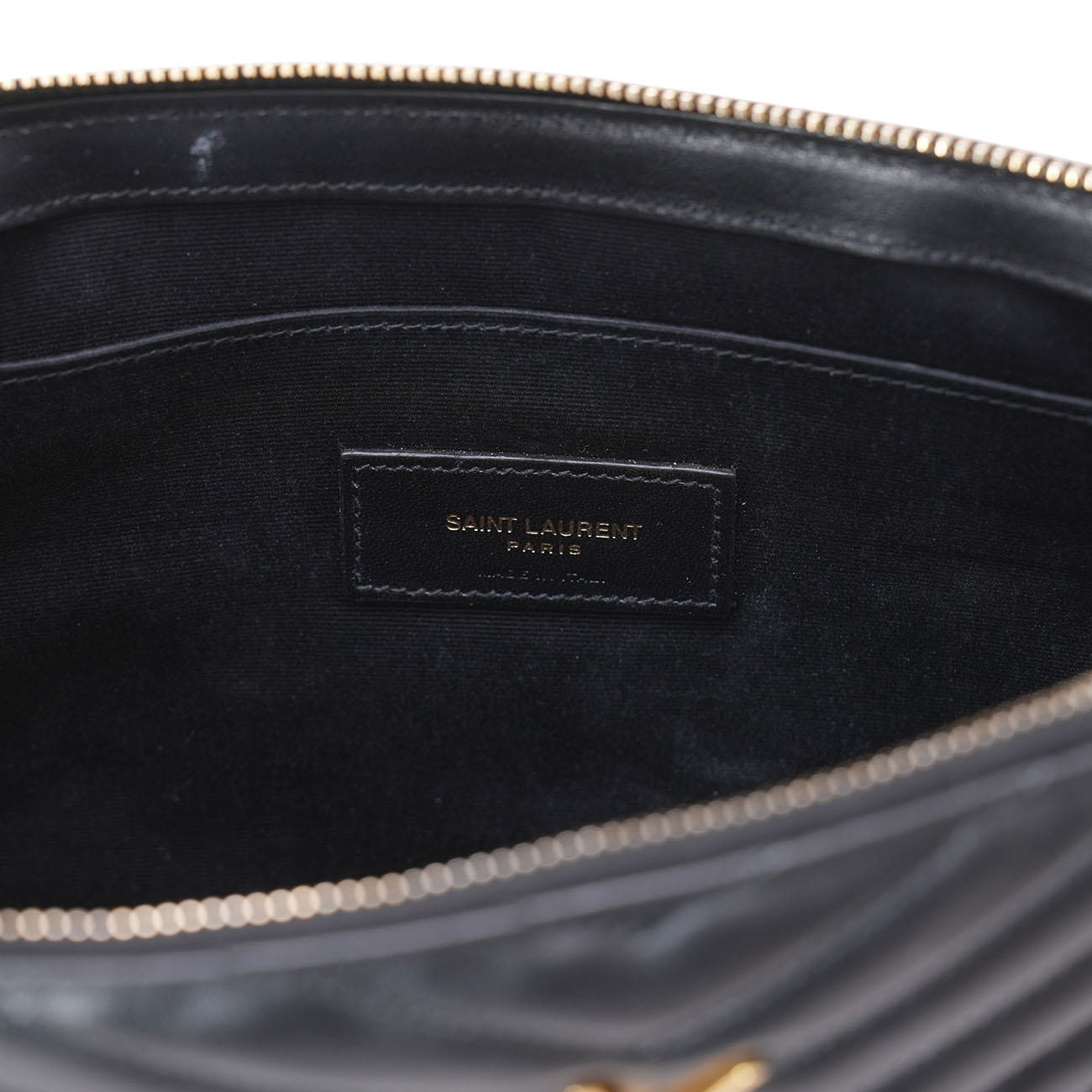 YVES SAINT LAURENT(USED)생로랑 559193 모노그램 쉐브론 클러치